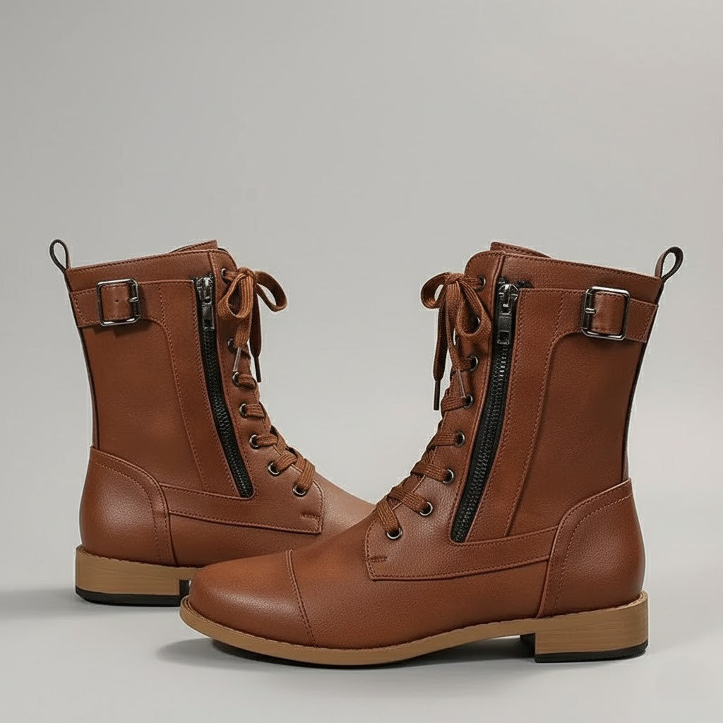 Women's Ankle Boots – Orthopedic Zip-Up Boots – Bonita