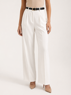 Women's Office Pants – Pleated Business Pants