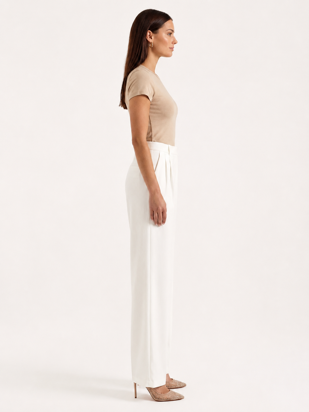 Women's Office Pants – Pleated Business Pants
