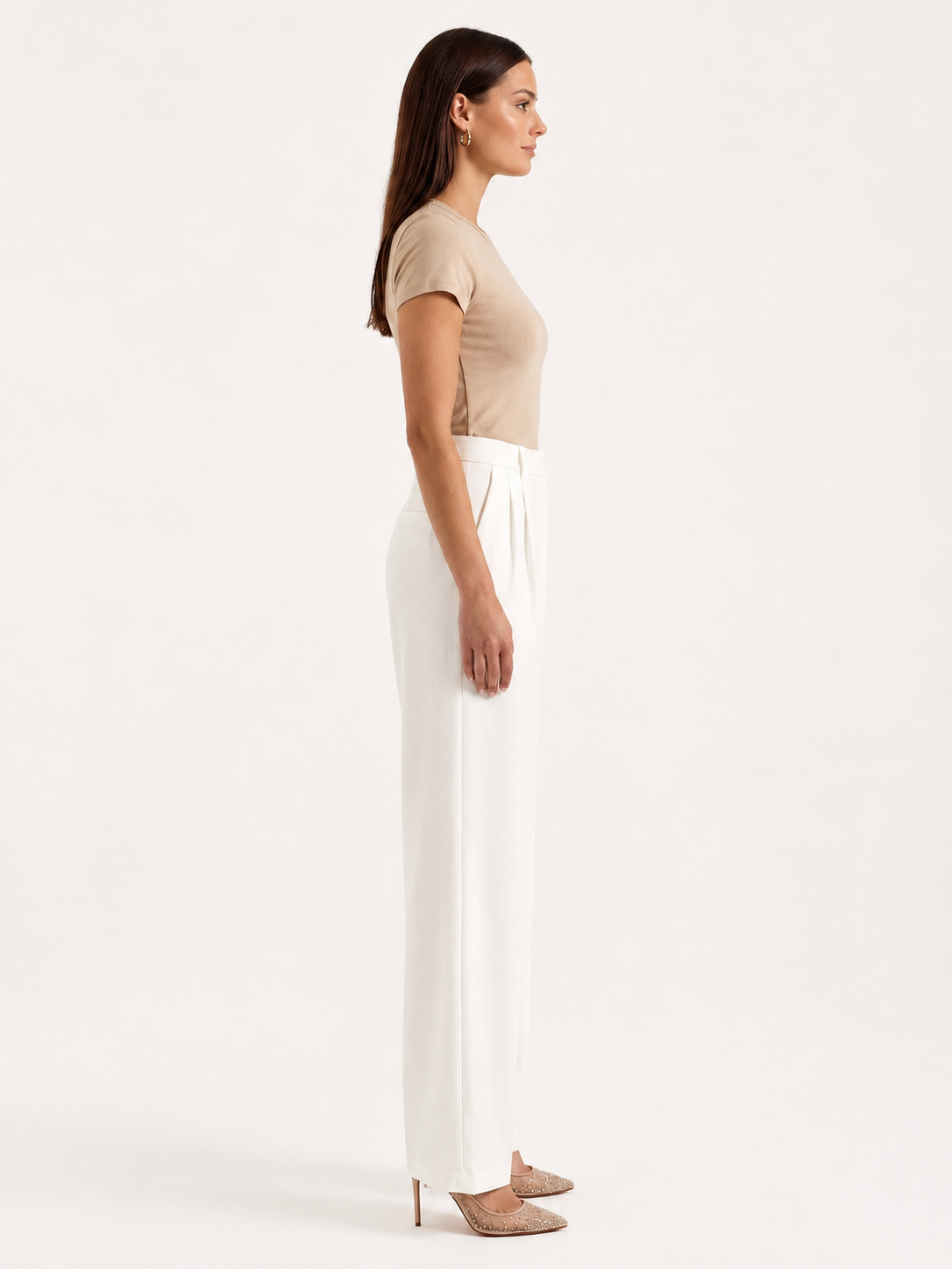 Women's Office Pants – Pleated Business Pants