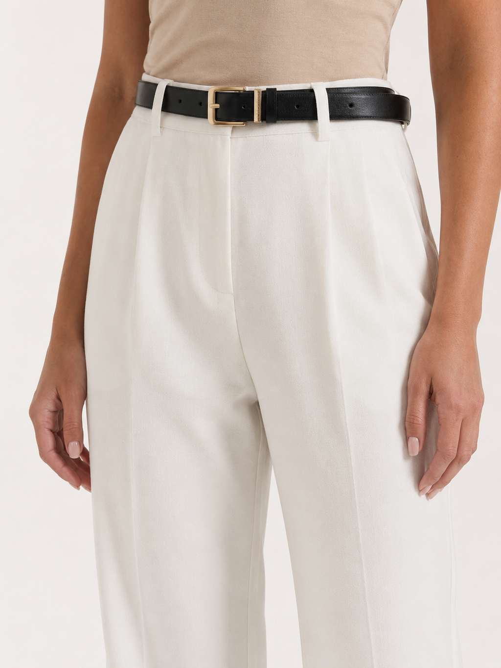 Women's Office Pants – Pleated Business Pants
