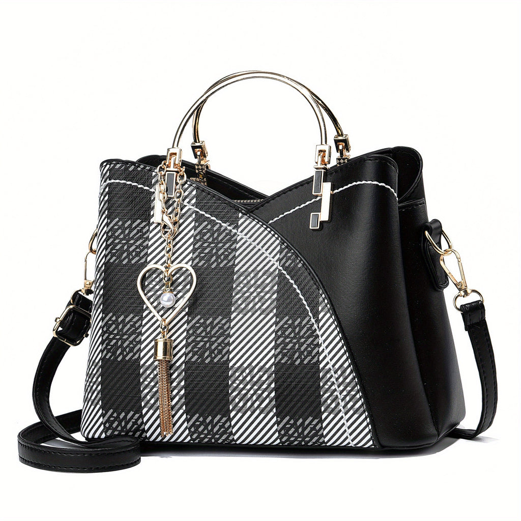 Women's Luxury Faux Leather Bag – Elegant Shoulder Bag – Lillian