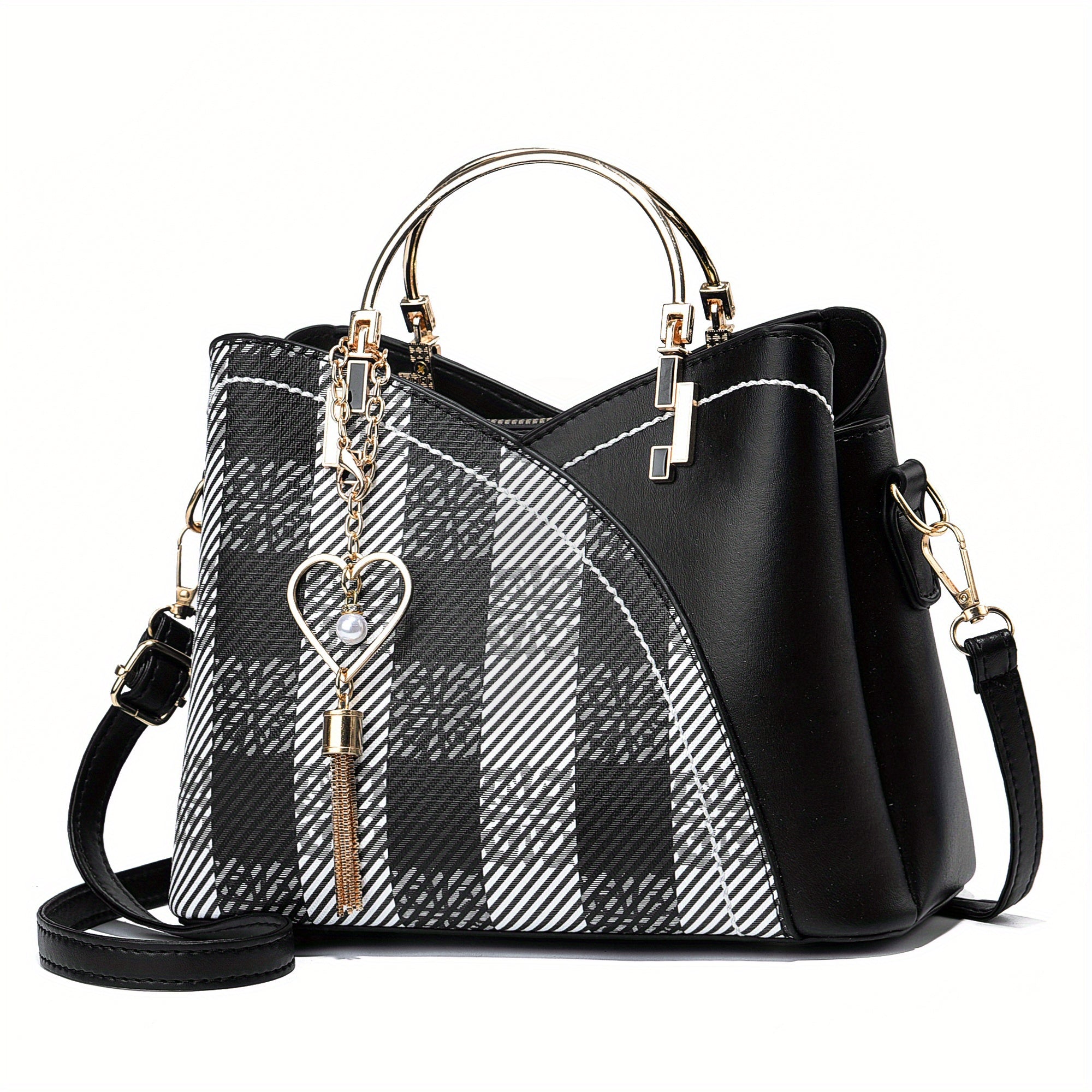 Women's Luxury Faux Leather Bag – Elegant Shoulder Bag – Lillian