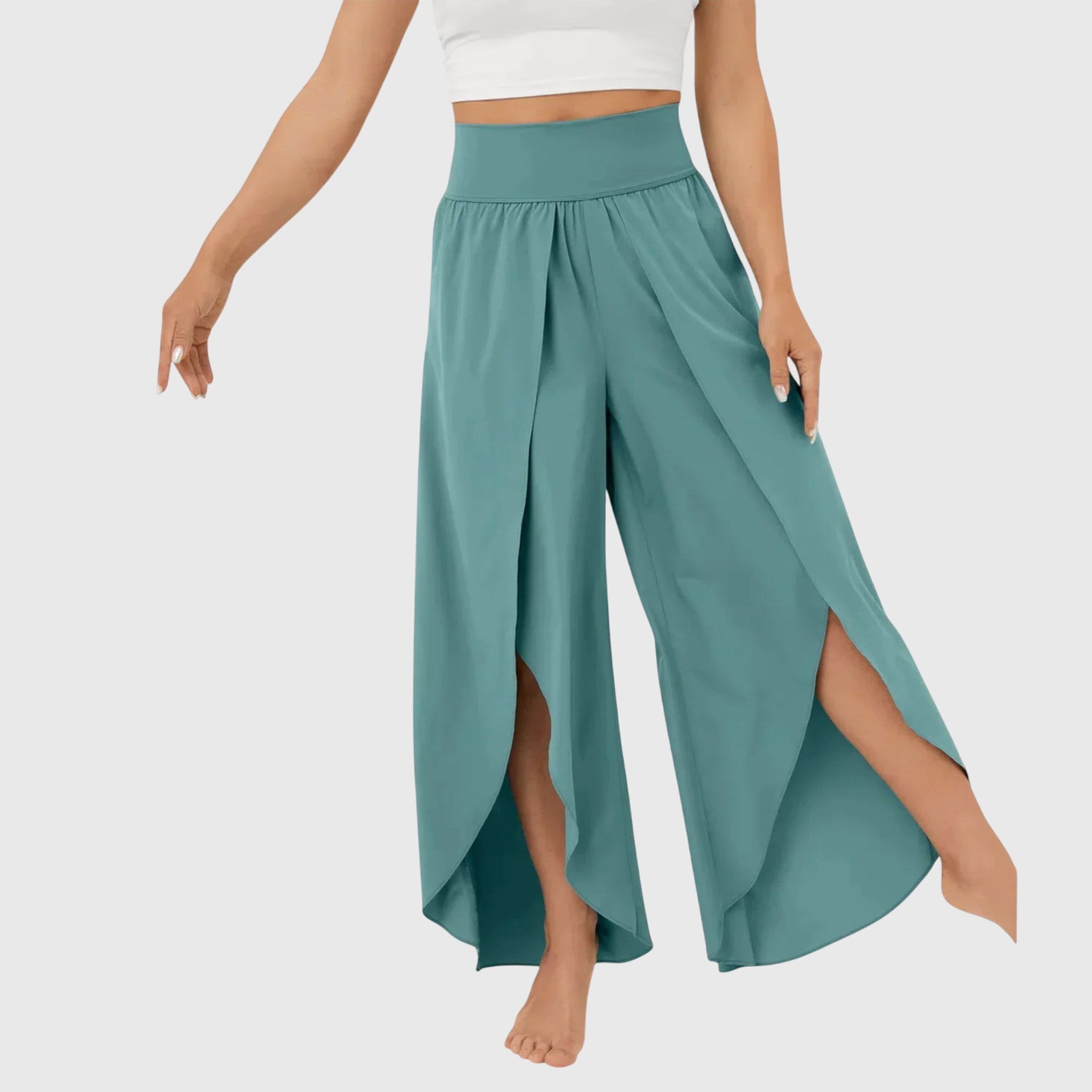Women's Boho Wide Leg Pants – Casual Summer Pants – Zafira