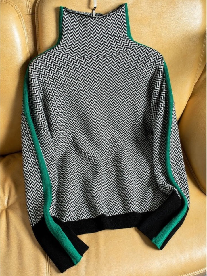 Women's Classic Knit Sweater – Soft Crew Neck Long Sleeve Pullover
