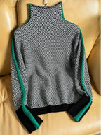 Women's Classic Knit Sweater – Soft Crew Neck Long Sleeve Pullover