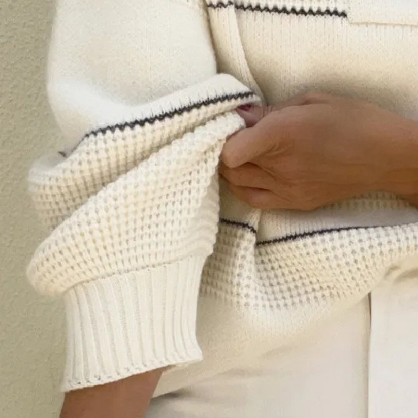 Women's Relaxed Crew Neck Sweater – Classic Long Sleeve Knit Pullover