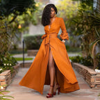 Women's Flowy Maxi Dress – Relaxed Long Occasion Dress