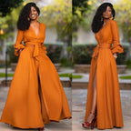 Women's Flowy Maxi Dress – Relaxed Long Occasion Dress