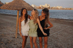 Women's One-Shoulder Mini Dress – Ruffle Cocktail Dress