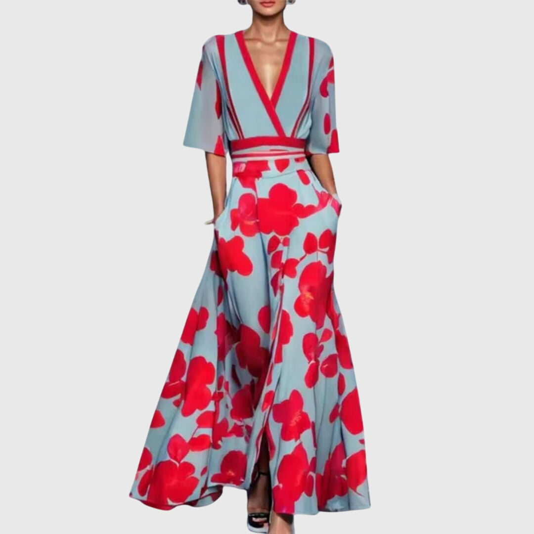 Adeline | Elegant Floral Spring Dress