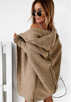 Women's Relaxed Sleeve Cardigan – Oversized Longline Cardigan