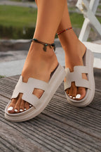 Women's Open Toe Slippers with Soft Footbed and Lightweight Sole