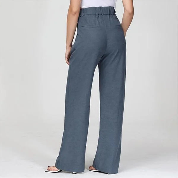 Women's Flared Trousers – High Waist Fitted Flare Leg Pants