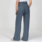 Women's Flared Trousers – High Waist Fitted Flare Leg Pants