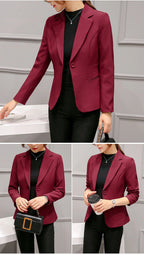 Women's Cropped Blazer – Casual Tailored Blazer – Aubrey