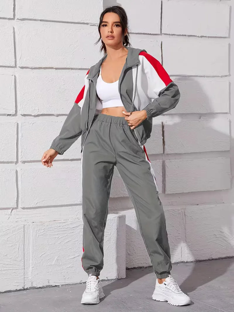 Women's Zip-Up Lounge Set – Hooded Legging Co-Ord