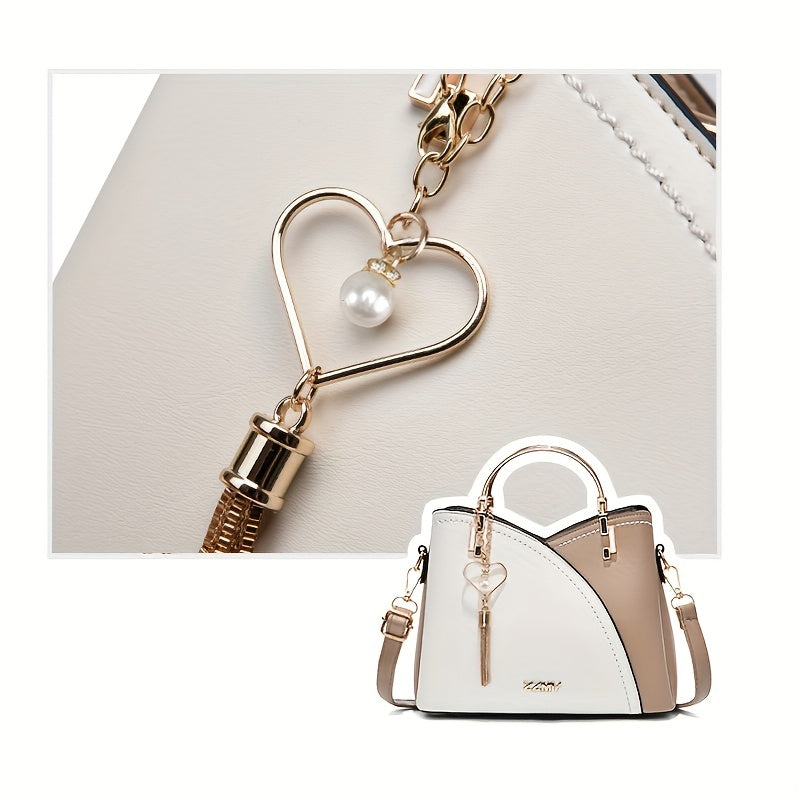 Women's Luxury Faux Leather Bag – Elegant Shoulder Bag – Lillian