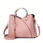 Women's Luxury Faux Leather Bag – Elegant Shoulder Bag – Lillian