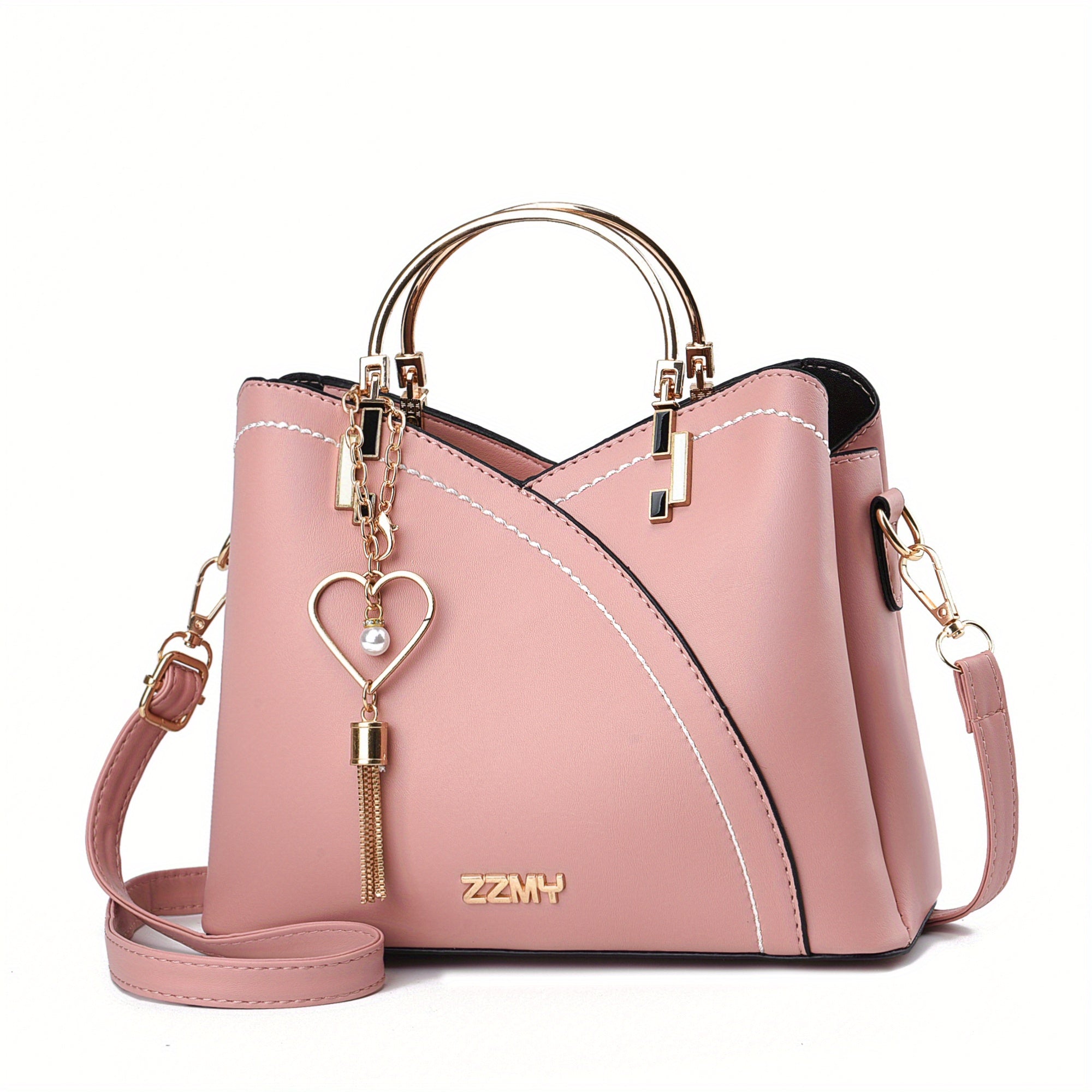 Women's Luxury Faux Leather Bag – Elegant Shoulder Bag – Lillian