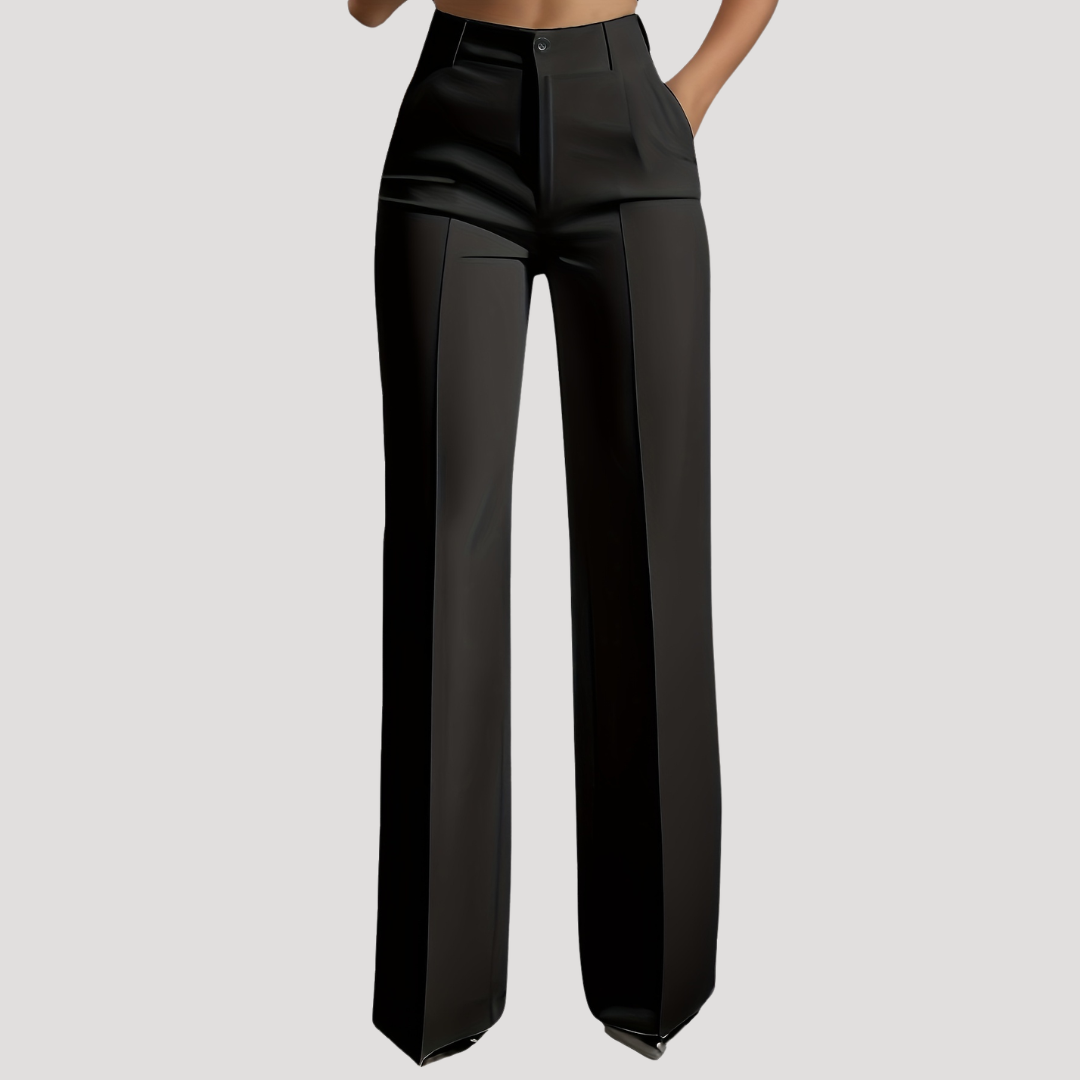 Women's Tailored Pants – Straight Leg Office Pants