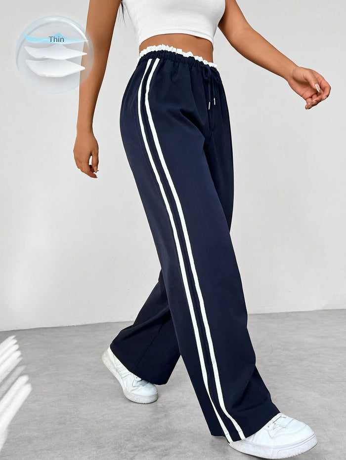 Women's Side Stripe Pants – Sporty Track Pants