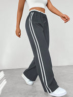 Women's Side Stripe Pants – Sporty Track Pants