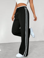 Women's Side Stripe Pants – Sporty Track Pants