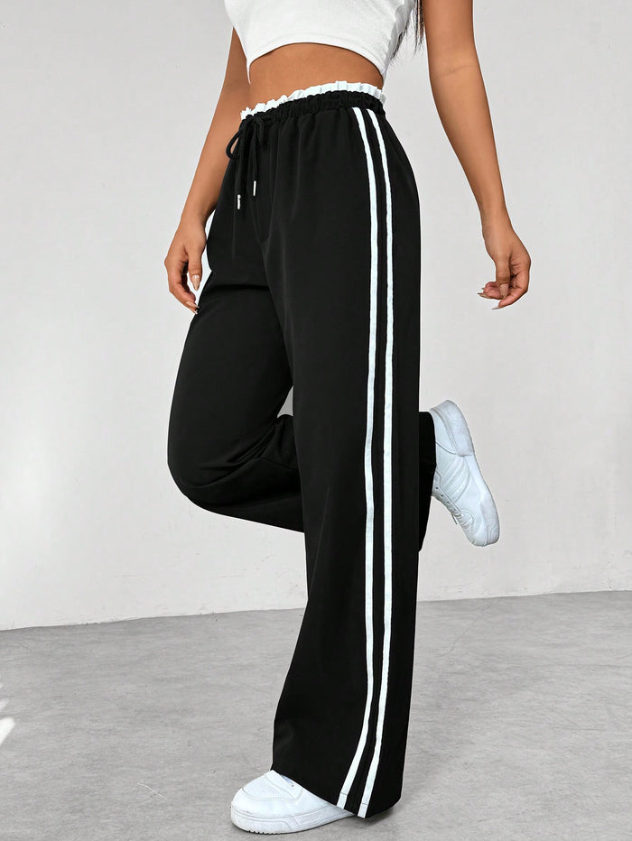 Women's Side Stripe Pants – Sporty Track Pants