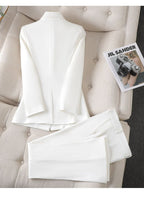 Women's Double-Breasted Pants Suit – Tailored Blazer Co-Ord