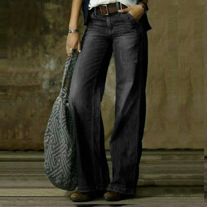 Women's Tailored Straight Leg Pants – Elegant Office Pants