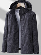 Women's Hooded Outdoor Jacket – Lightweight Zip-Up Transitional Jacket