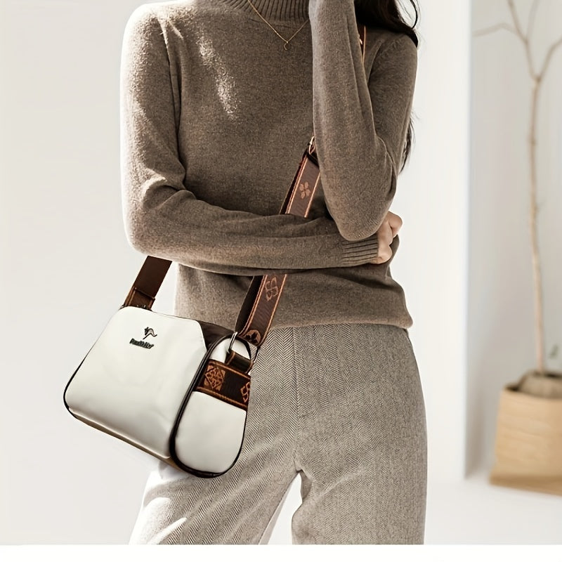 Women's Elegant Shoulder Bag – Adjustable Strap Handbag – Eleanor