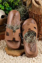 Women's Open Toe Slippers with Soft Footbed and Lightweight Sole