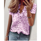 Women's Floral Blouse – Lightweight Summer Blouse – Selah