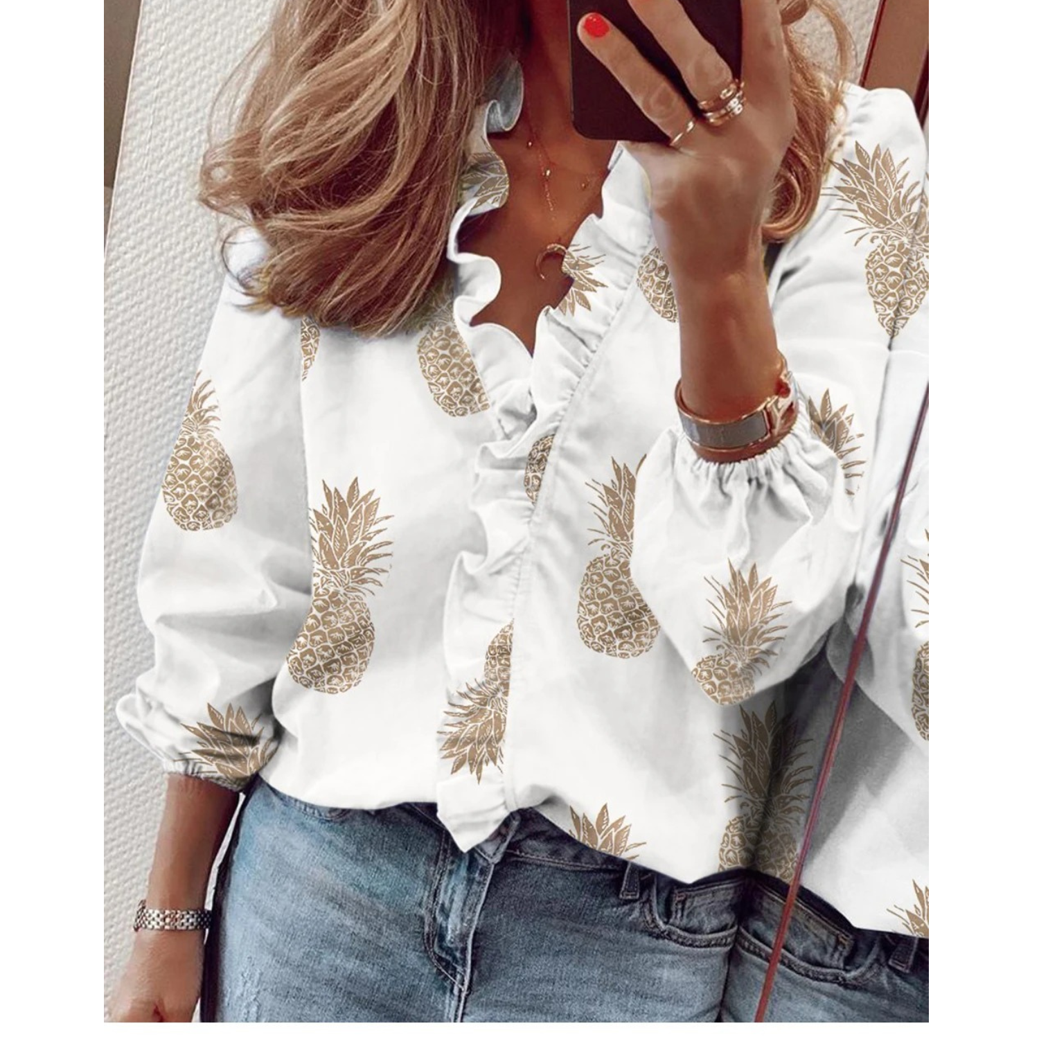Women's Floral Blouse – Lightweight Summer Blouse – Selah