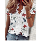 Women's Floral Blouse – Lightweight Summer Blouse – Selah