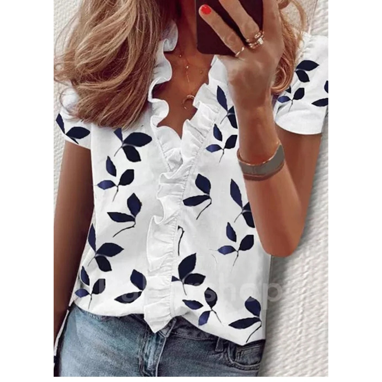 Women's Floral Blouse – Lightweight Summer Blouse – Selah