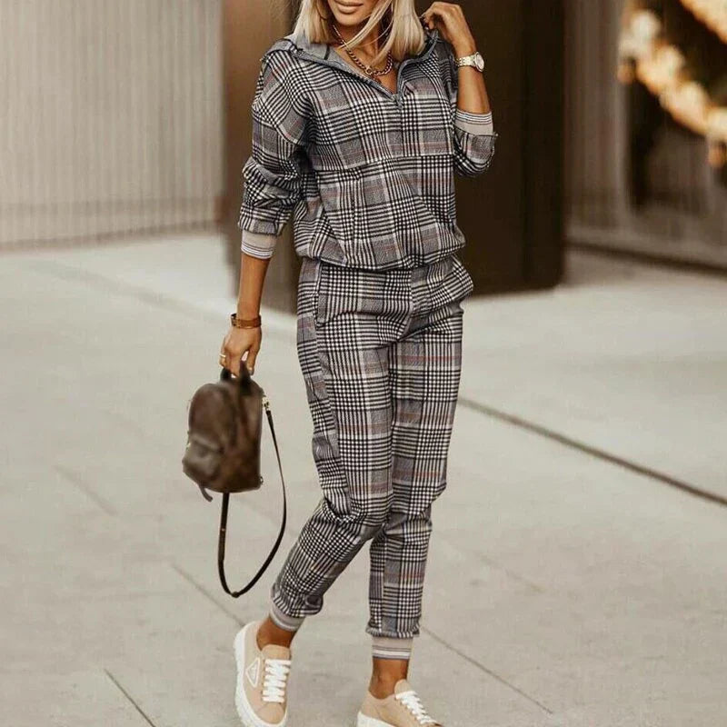 Women's Plaid Jacket Set – Matching Shacket Co-Ord