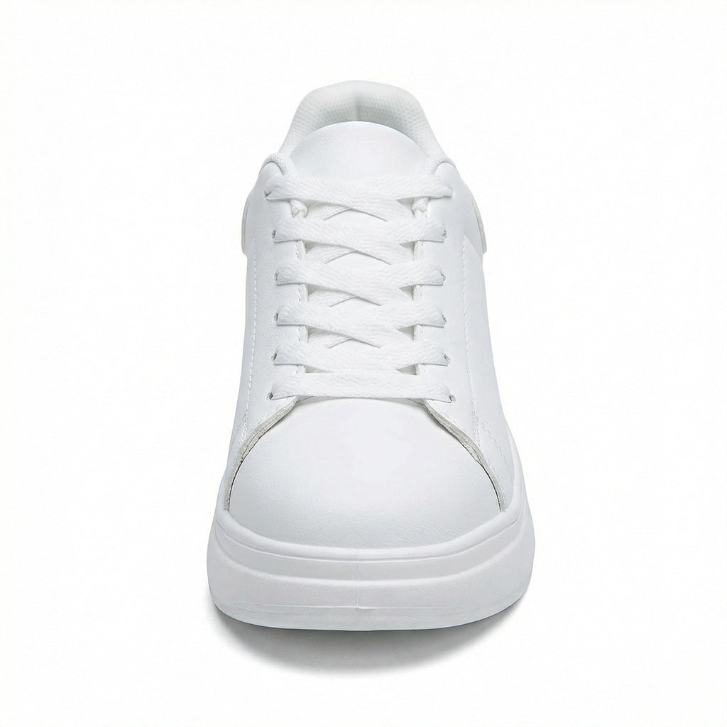 Women’s Orthopedic White Sneakers – Minimalist Comfort Walking Shoes – Paige
