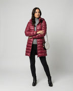 Women's Hooded Down Jacket – Ultralight Packable Transitional Puffer Jacket