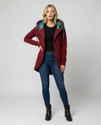 Women's Hooded Winter Jacket – Warm Tailored Cold Weather Jacket