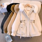 Women's Insulated Winter Coat – Hooded Longline Cold Weather Jacket