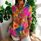 Women's Puff Sleeve Lace Blouse – Vintage Style Blouse