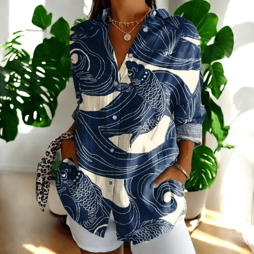 Women's Puff Sleeve Lace Blouse – Vintage Style Blouse