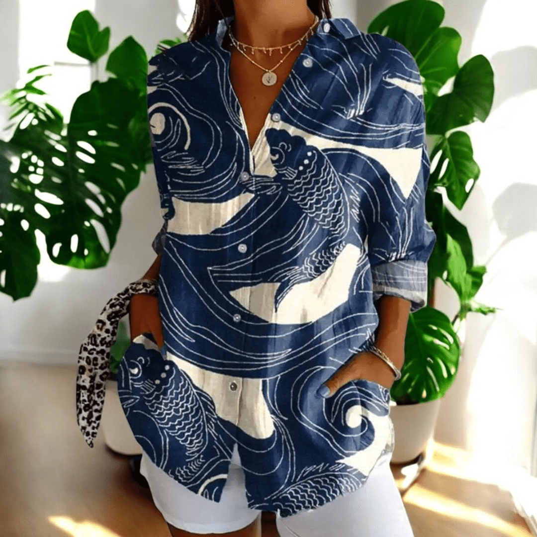 Women's Puff Sleeve Lace Blouse – Vintage Style Blouse