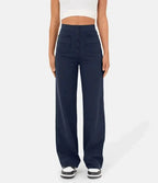 Women's High Waist Stretch Pants – Tailored Everyday Trousers
