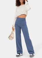 Women's High Waist Stretch Pants – Tailored Everyday Trousers