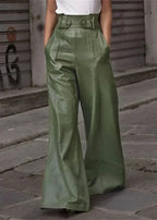 Women's Leather Look Pants – Faux Leather Skinny Pants
