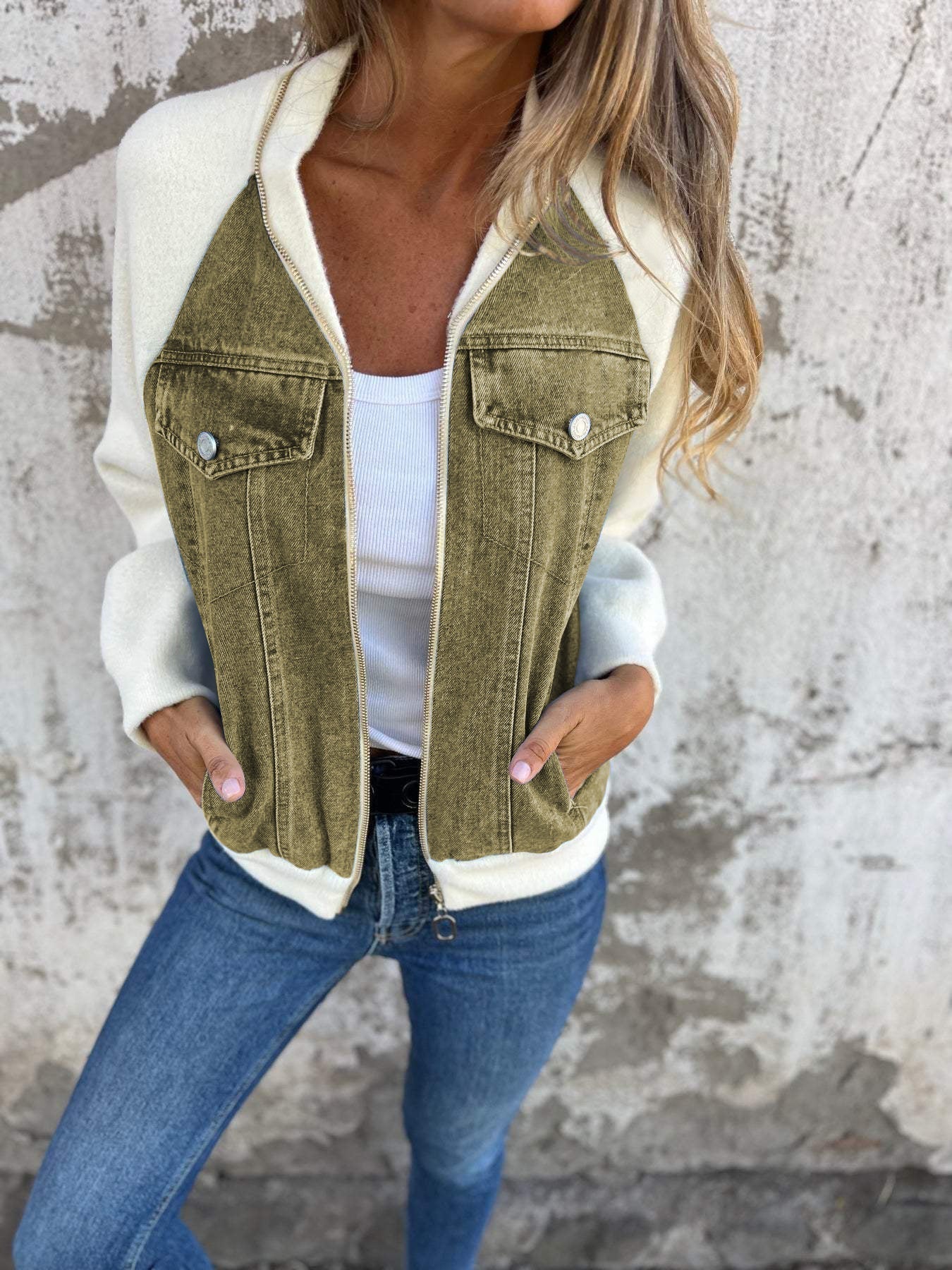 Women's Zip Jacket – Casual Everyday Jacket – Carol